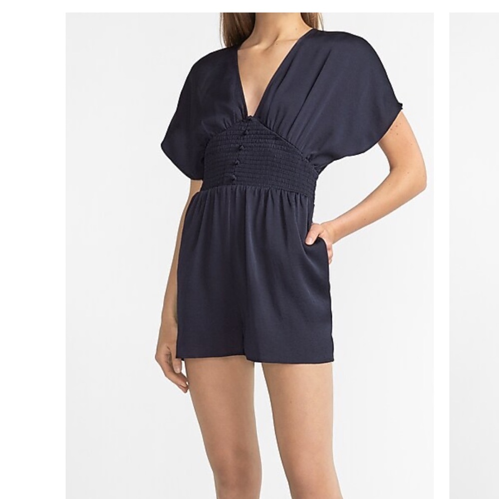Express - Smocked Waist Romper